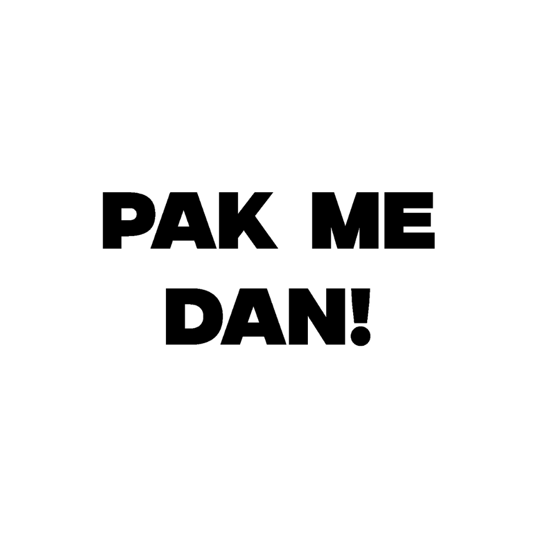 Sticker Pak Me Dan! - 8x3,7CM