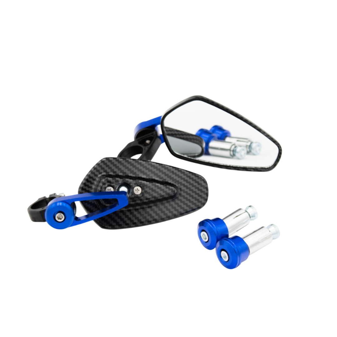 Bar end mirrors carbon universal