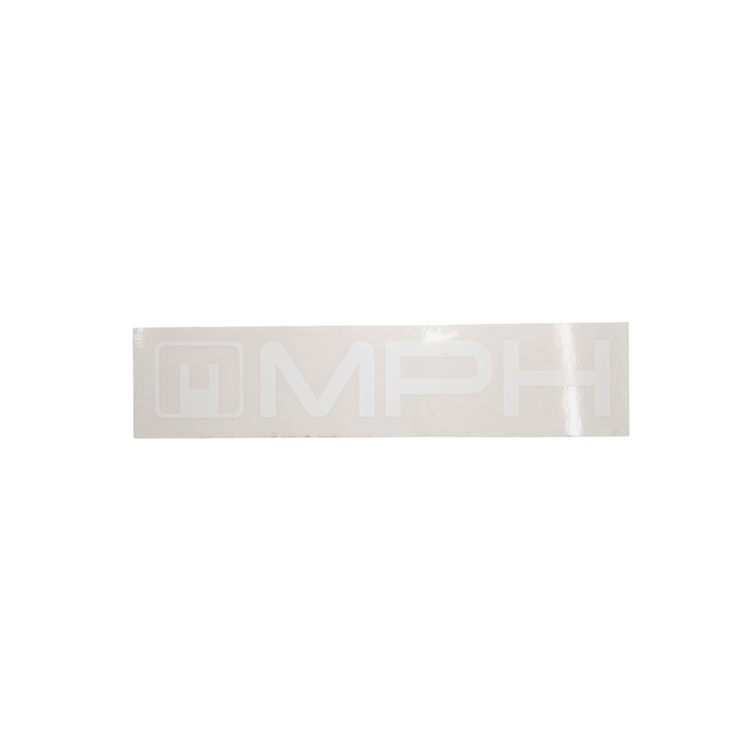 Adesivo mph nero / bianco