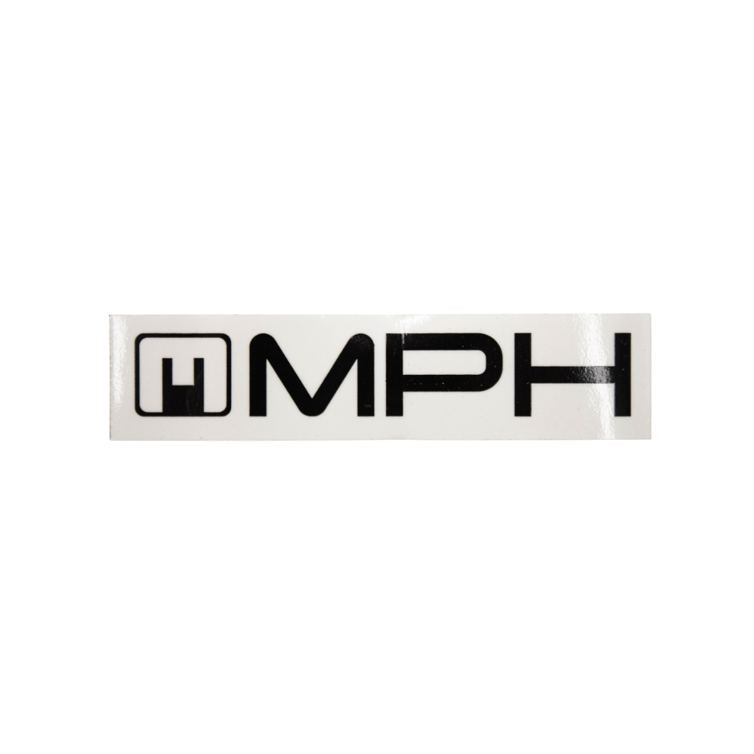 Adesivo mph nero / bianco