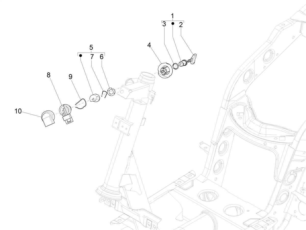 Zip 50 4T 25Km/h NOABS E5 2021-2023 - Sloten