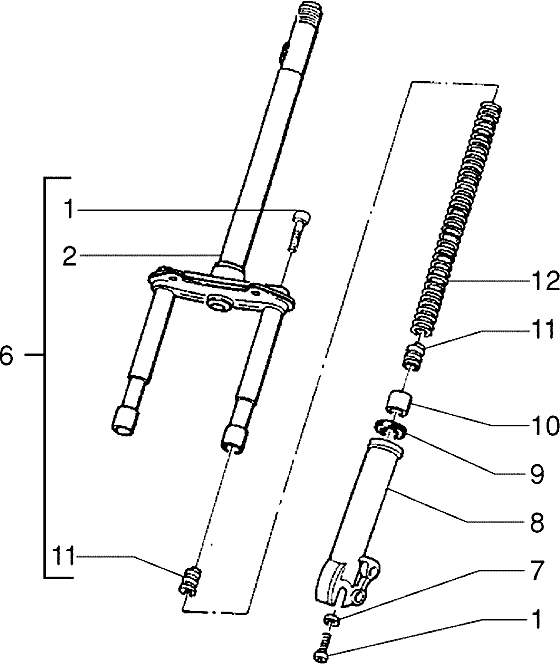 Zip Fastrider RST 1996-1999 - Stuur
