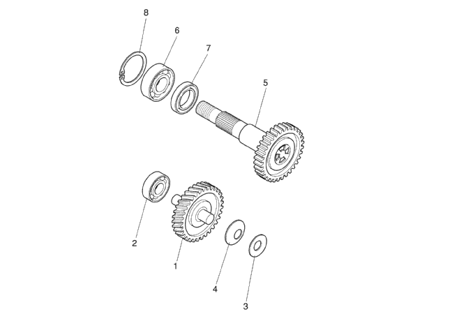 Yamaha Aerox 50 SP 1999-2012 - Transmissie