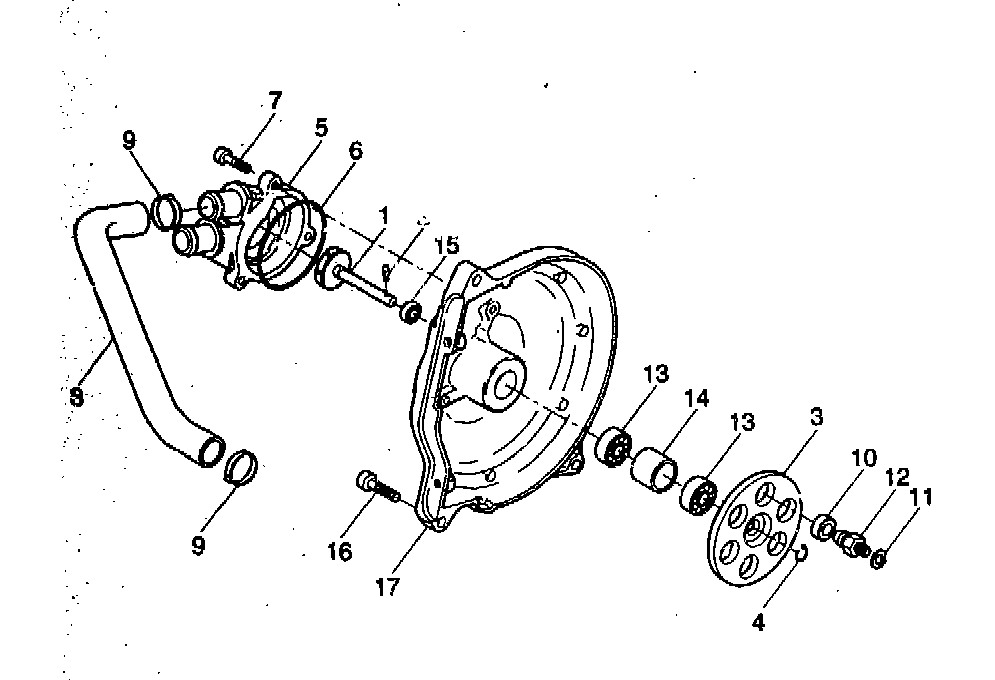 Yamaha Aerox 50 R 1998-2012 - Waterpomp