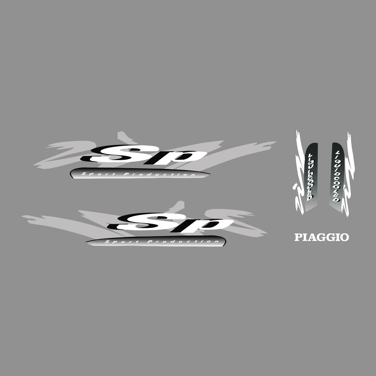 Set adesivi Piaggio Zip SP98 modello originale
