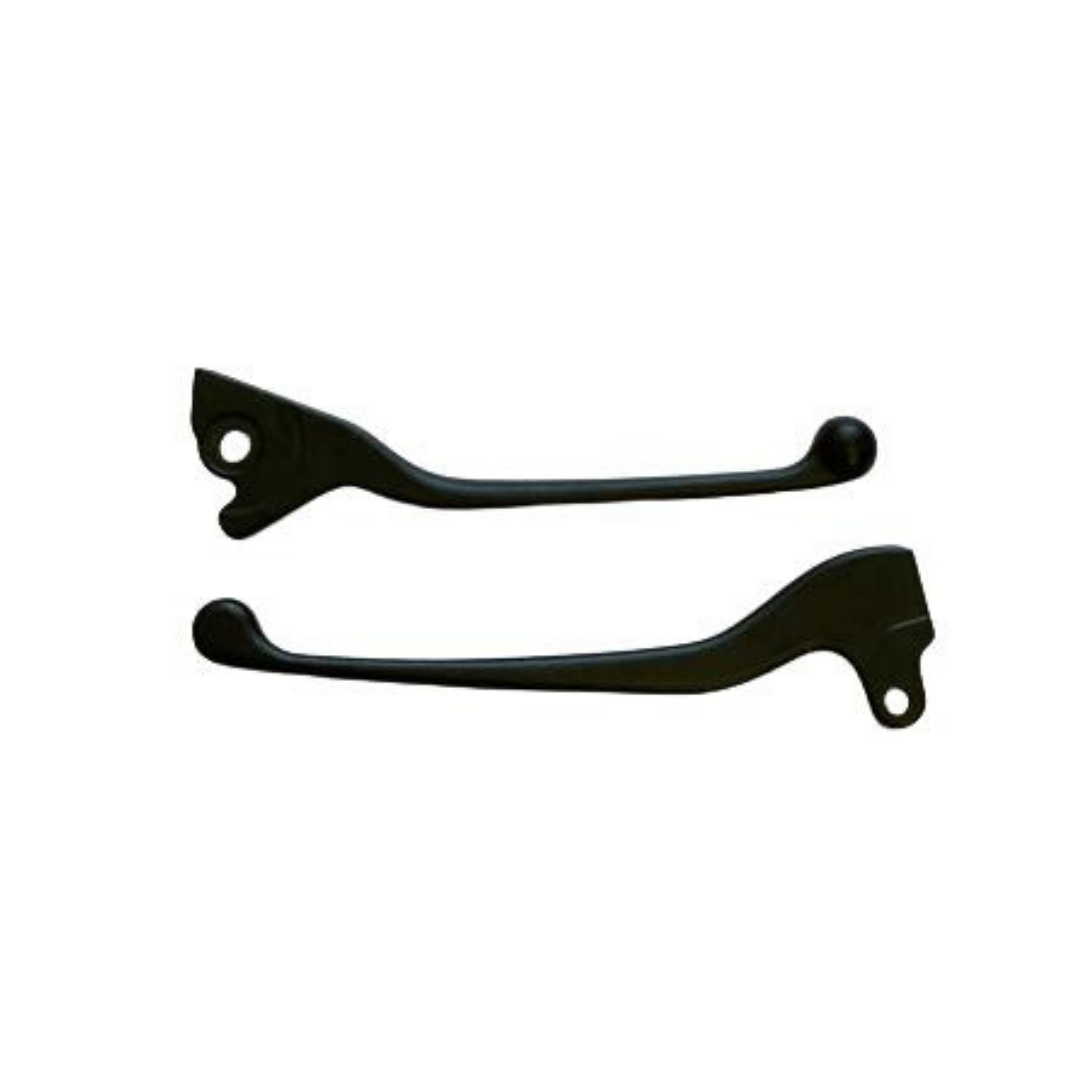 Rem hand lever set long matte black piaggio zip / vespa