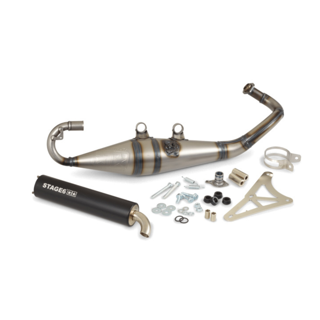 Uitlaat Mk2 Stage6 Pro Zwart Origineel