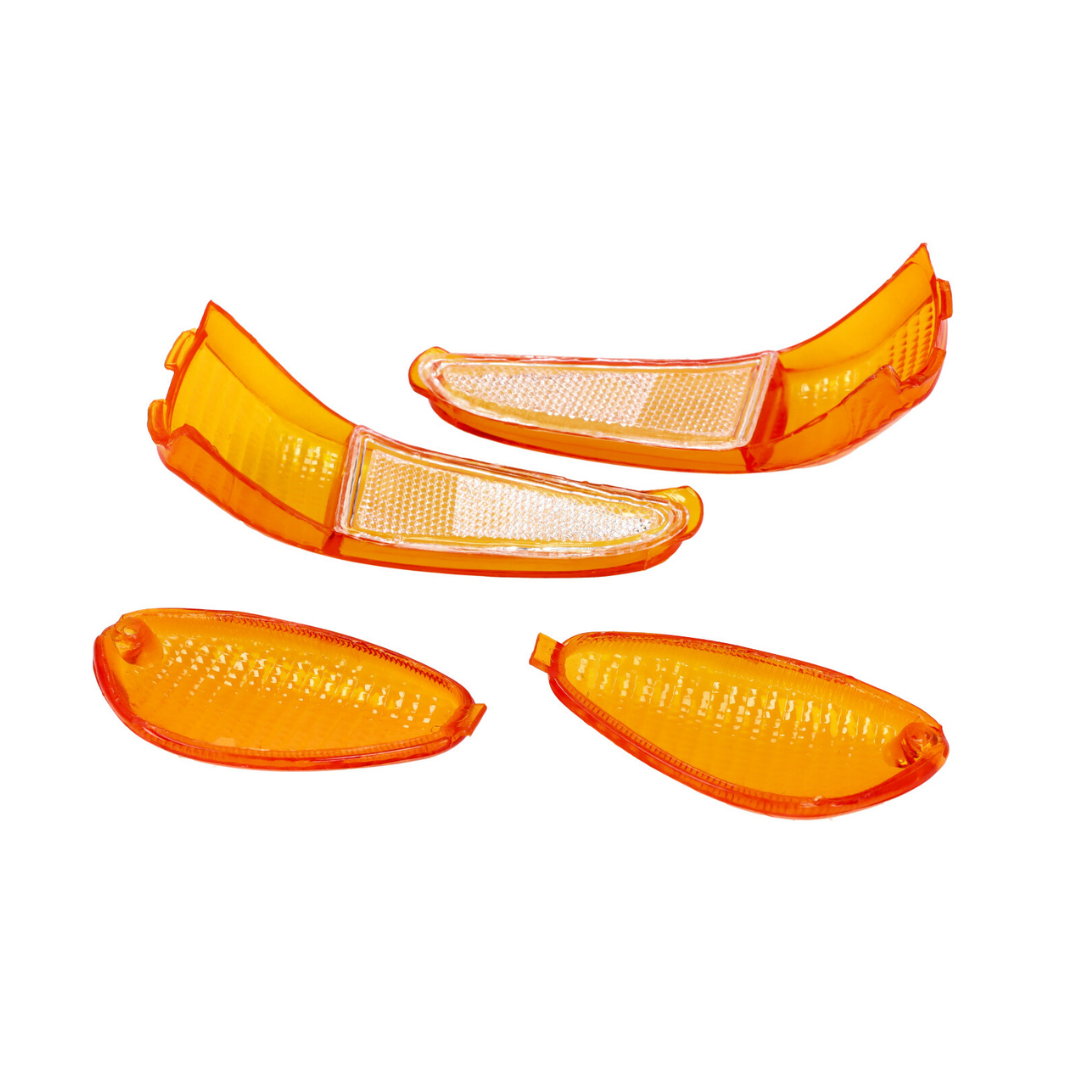 Knipperlichtglas Set Oranje Gilera Runner SP 50-180cc 2 Takt