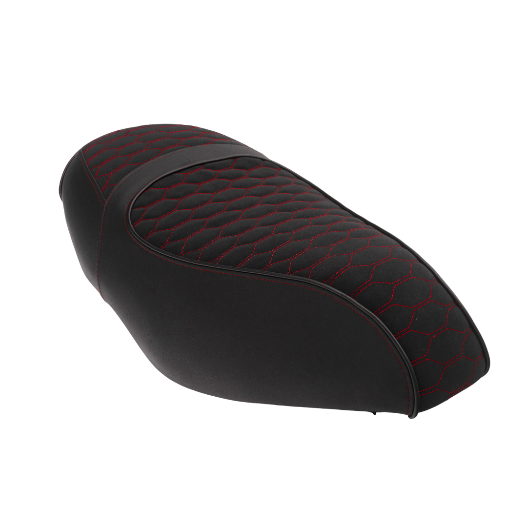 Coprisella Fenom Alcantara Look Rosso Piaggio Zip