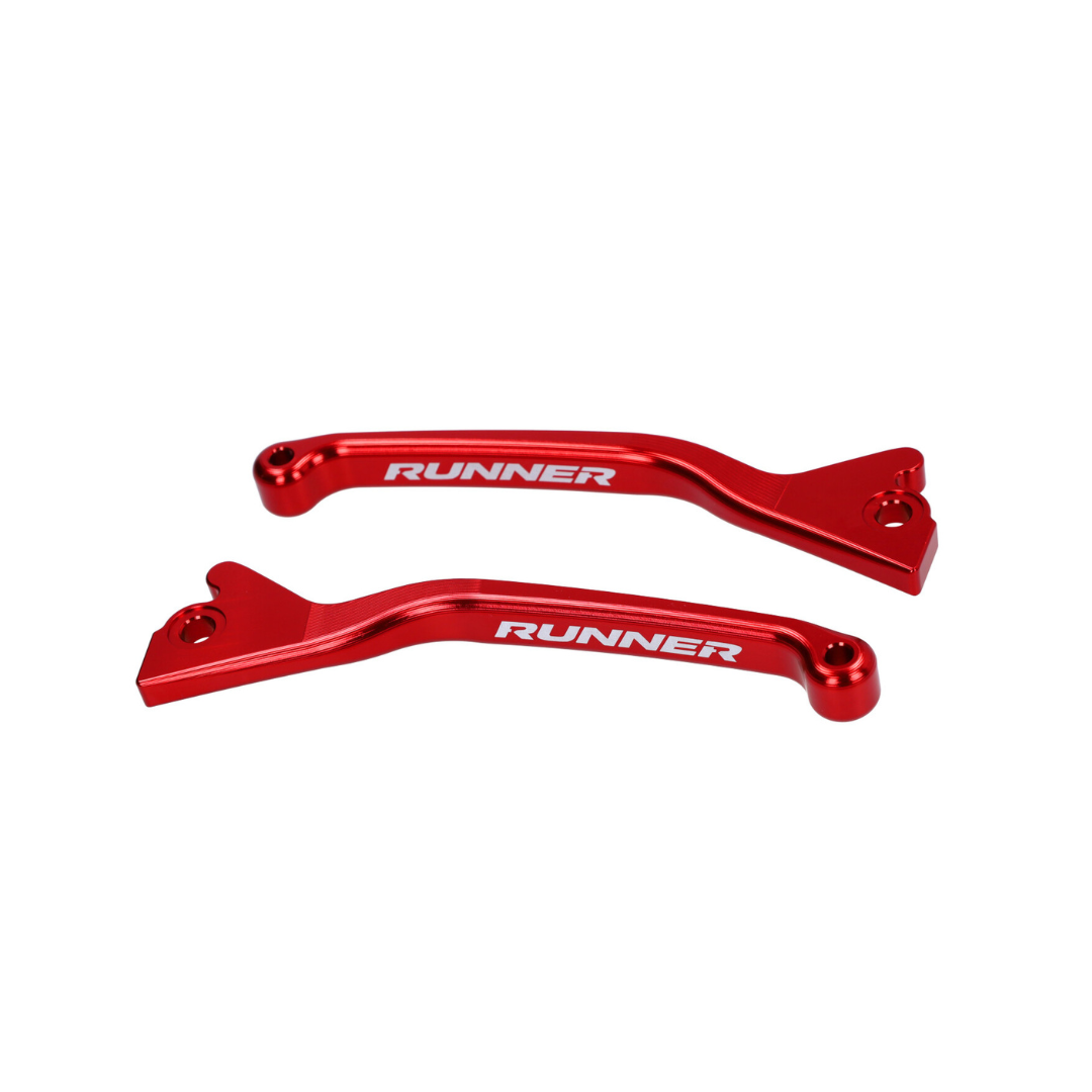 Set leve freno rosso Fast Arrow Pro CNC doppio disco Gilera Runner 50-180cc 2 tempi