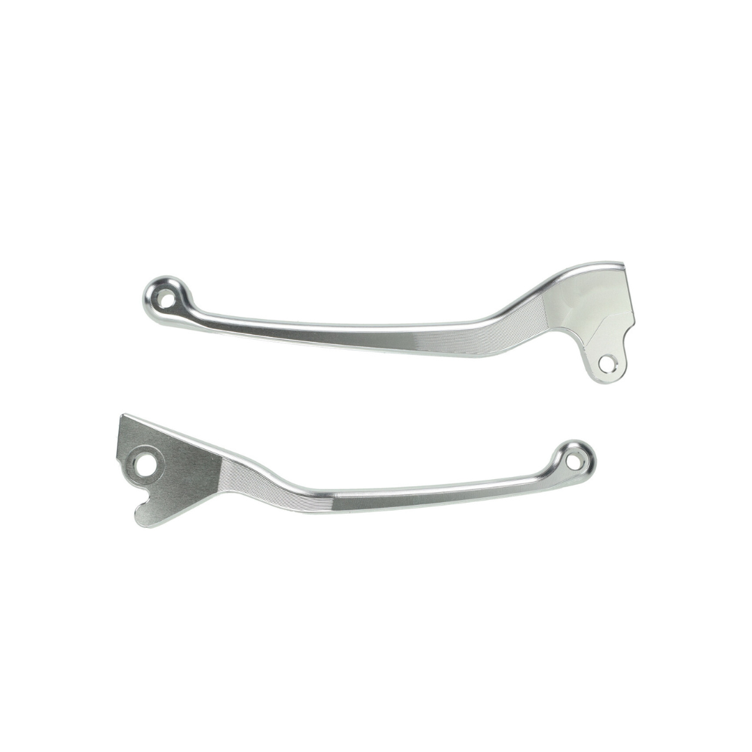 Brake Lever Set Chrome Fast Arrow Pro CNC Single Disc Gilera Runner 50-180cc 2 Stroke