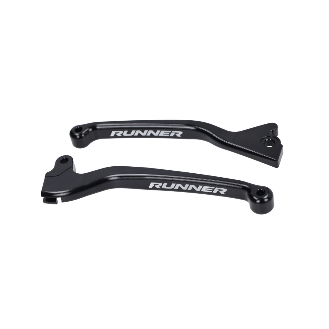 Set Leve Freno Nero Fast Arrow Pro CNC Disco Singolo Gilera Runner 50-180cc 2 Tempi