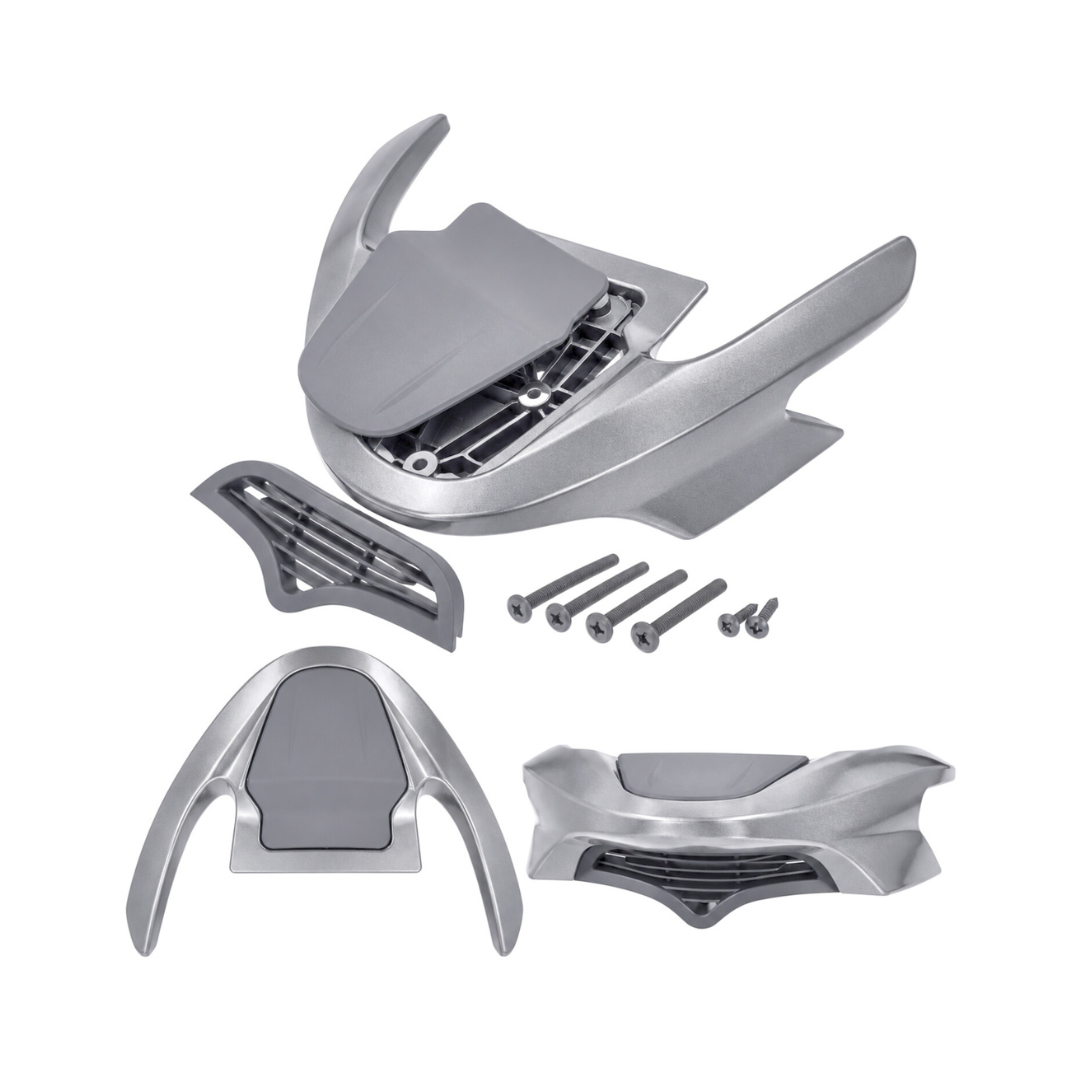 Complete Silver Rear Spoiler Gilera Runner 50-180cc SP Pro
