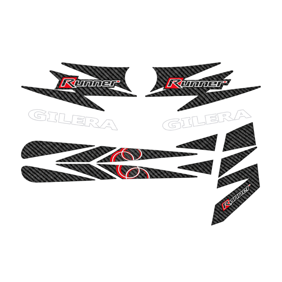 Sticker Set Carbon Gilera Runner Original