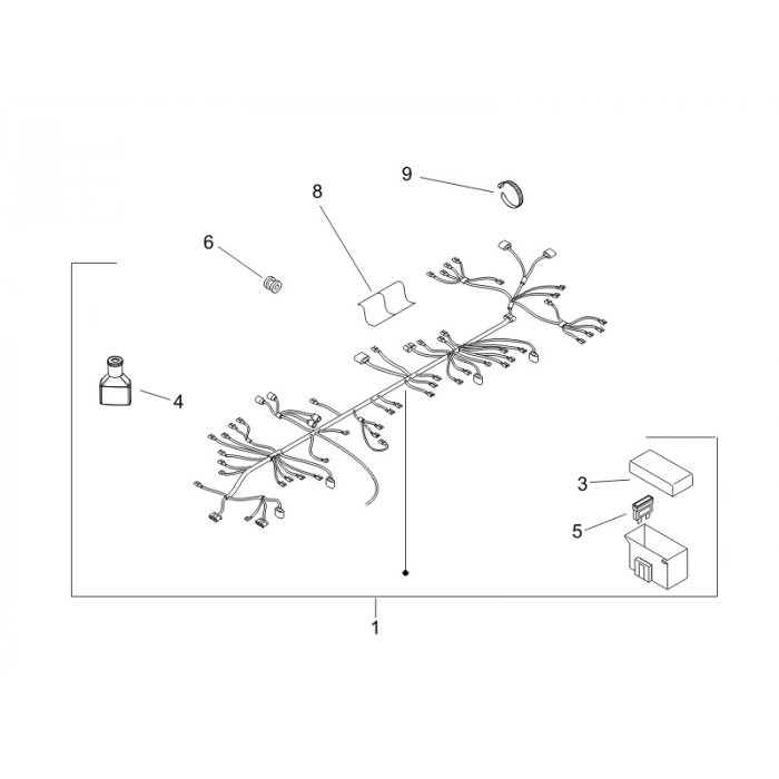Zip dell'albero del cavo principale 50 4t 25 km/h Noabs E2 2006-2016 (EMEA)