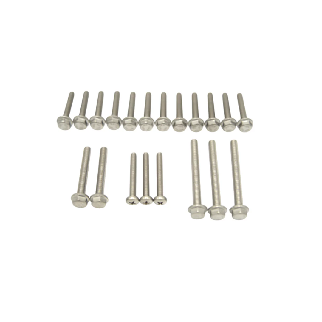 Carterboutset stainless steel incl. Cover Gilera Runner 125/180cc 2 stroke