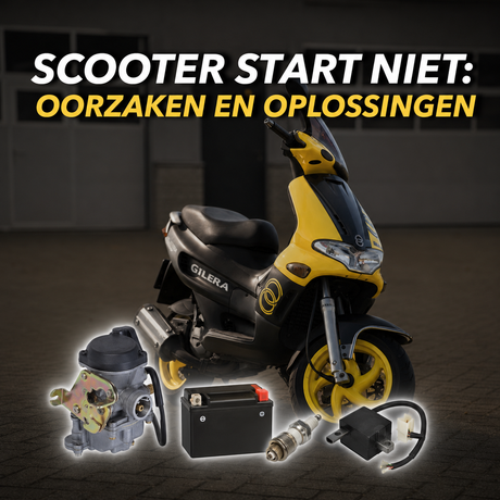 Scooter start niet: oorzaken en oplossingen