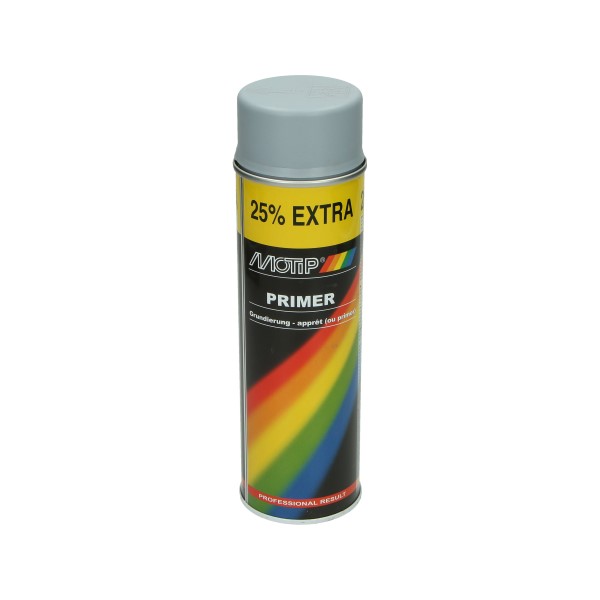 Spuitbus Motip Primer Grijs 500Ml Spuitlak