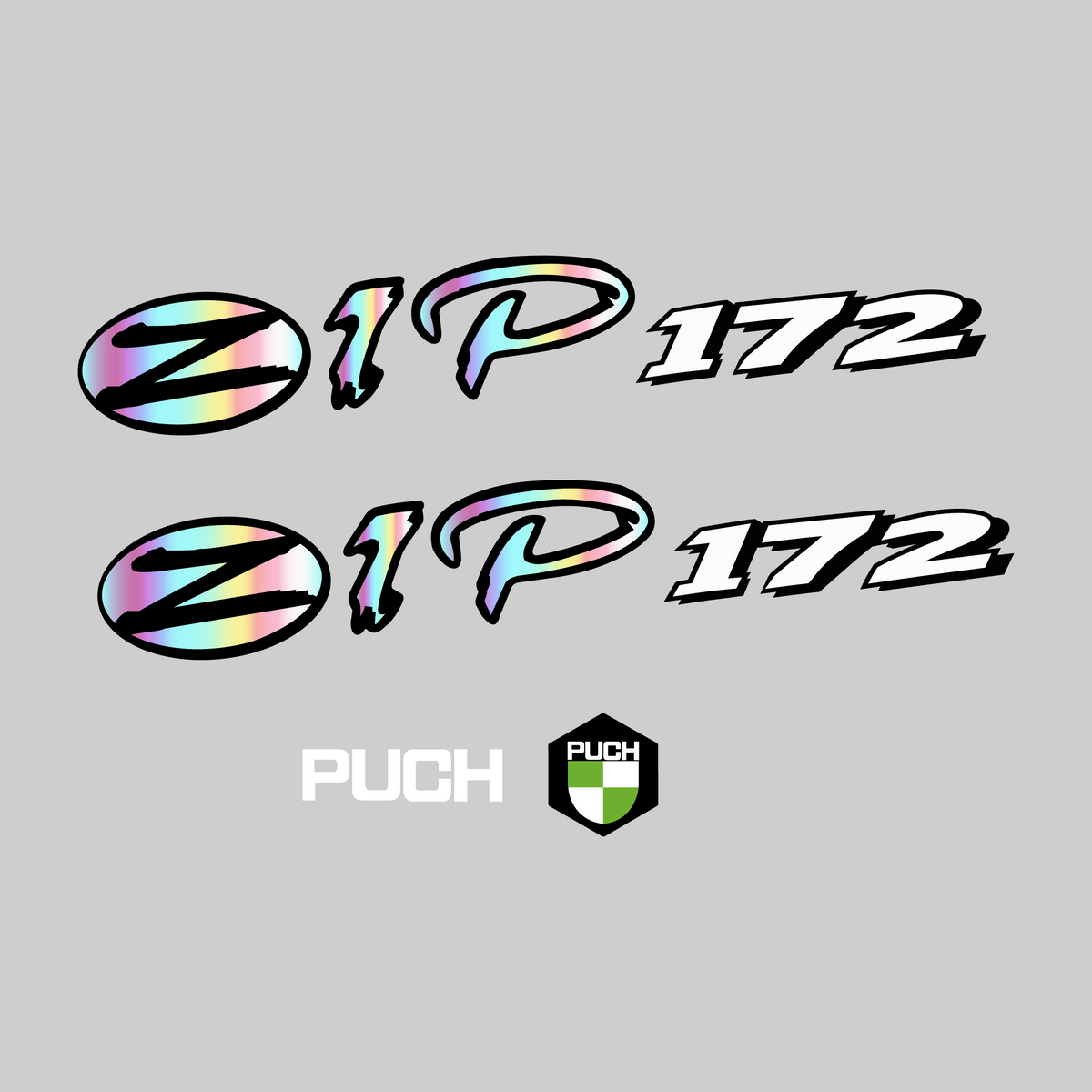 Sticker Set Piaggio Zip Type 3 Original Model