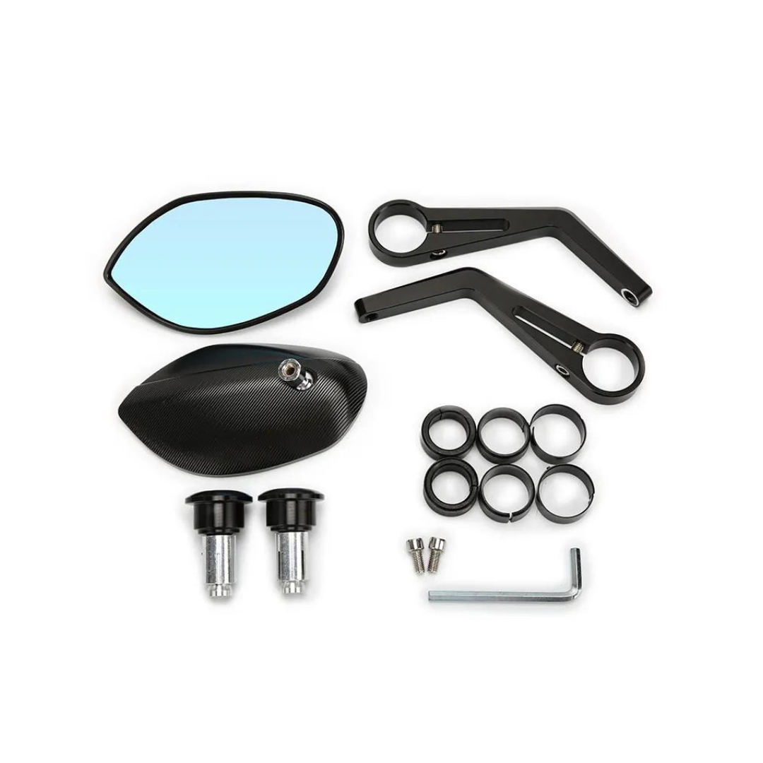 Bar end mirror set high zip / vespa