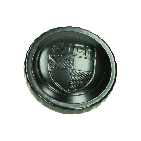 Gas tank cap with logo 30mm black fits on Puch