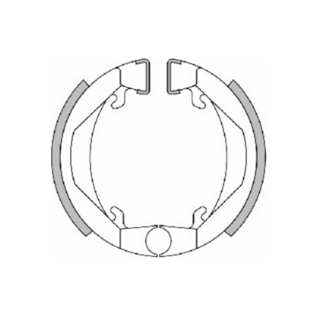 Remsegmentset Polini 80X18Mm Voor/Achter Past Op 103Spx 103 Camino Maxi Px 176.1241