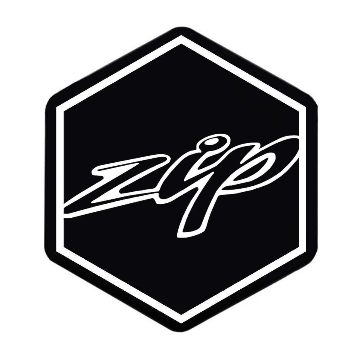 Logo de couverture avant 3D/zip autocollant