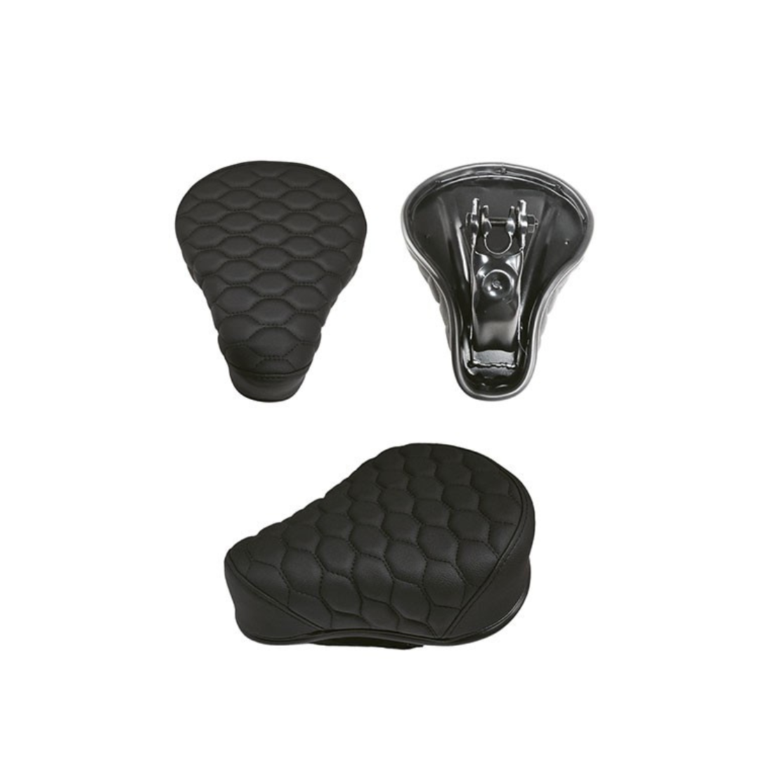 Selle basse RS6 noir/noir pour Puch Maxi (fabriqué en UE)