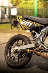 KRM Uitlaat Rood 70-78cc Derbi