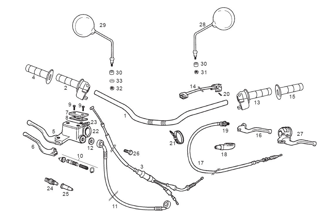 Derbi Senda SM 50 2T 2ª ED X-Treme E1 2003 – Hoofdremcilinder Schakeleenheid