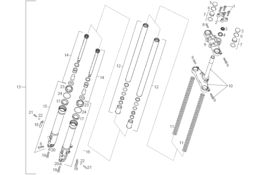 Derbi Senda SM 50 2T 2ª ED X-Treme E1 2003 – Vork