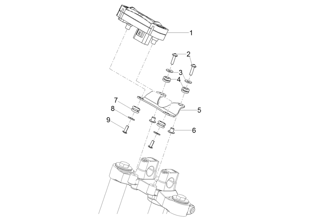 Derbi Senda SM 50 2T X-Treme E4 2019-2020 – Kilometerteller Kilometertellerkabel