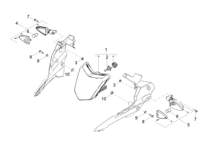 Derbi Senda SM 50 2T X-Treme E4 2019-2020 – Koplamp Knipperlicht Voor