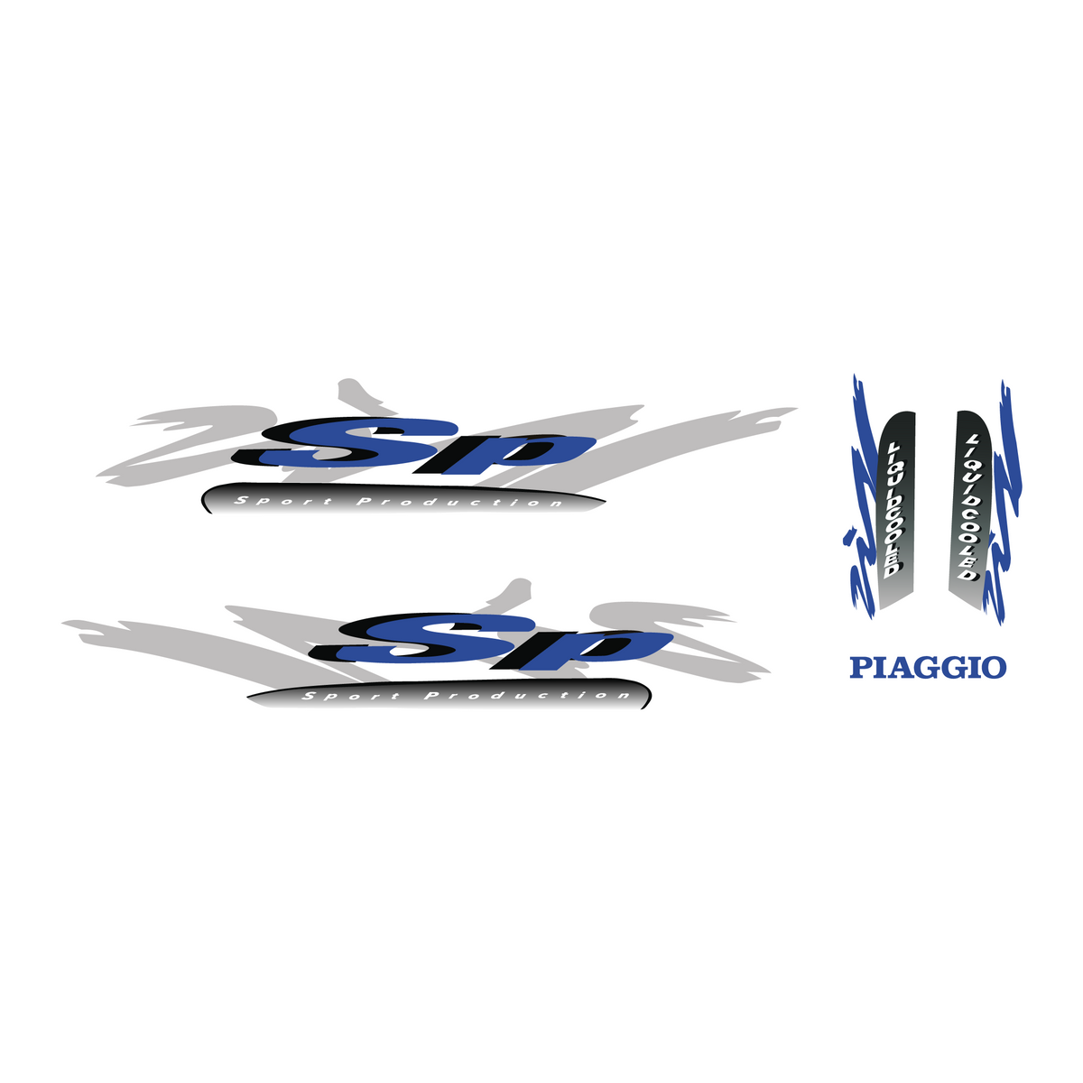 Set adesivi Piaggio Zip SP98 modello originale