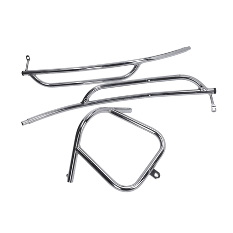 Rear Crash Bars Chrome Sym Fiddle 2 Original