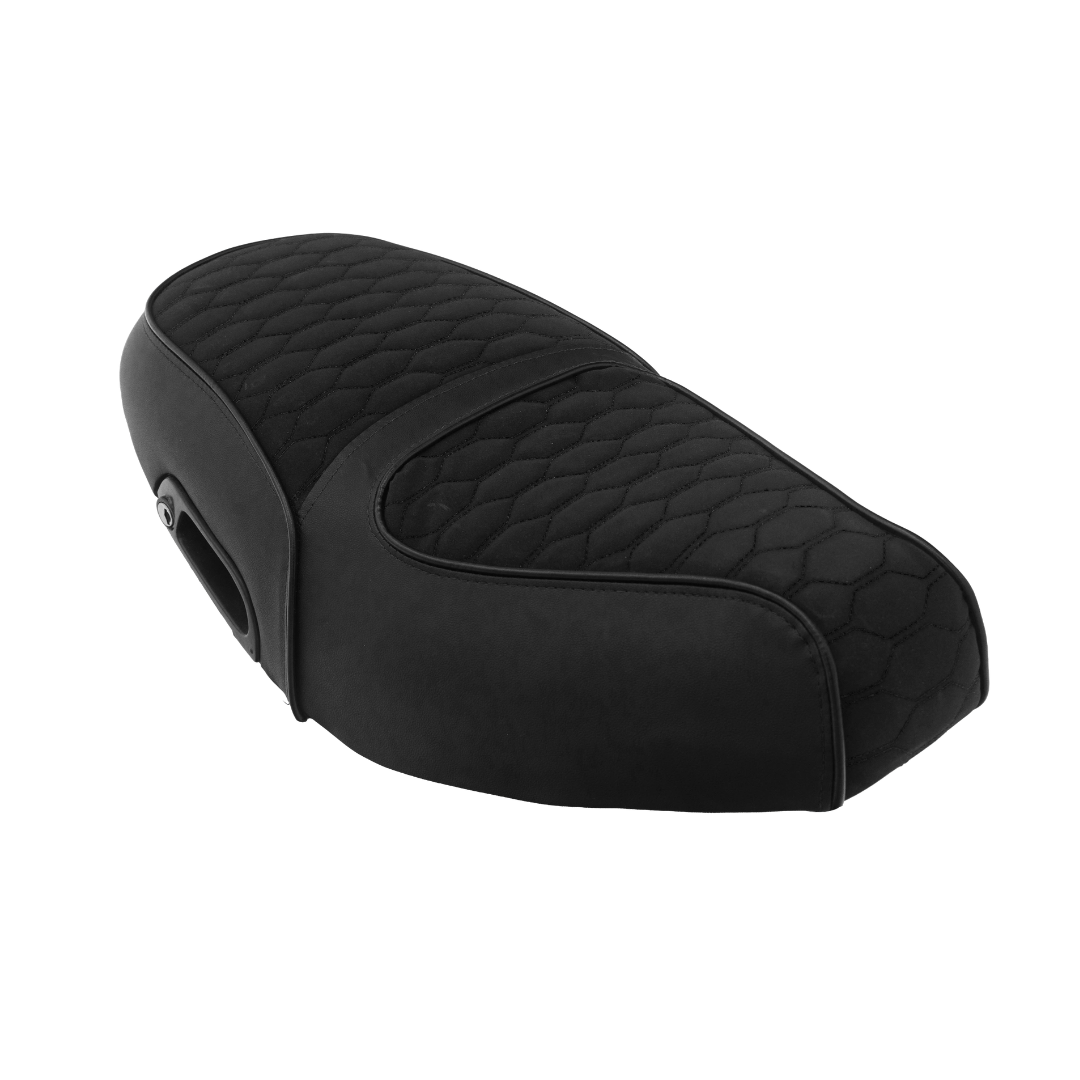 Coprisella Fenom Alcantara Look Nero Piaggio Zip Tipo 3