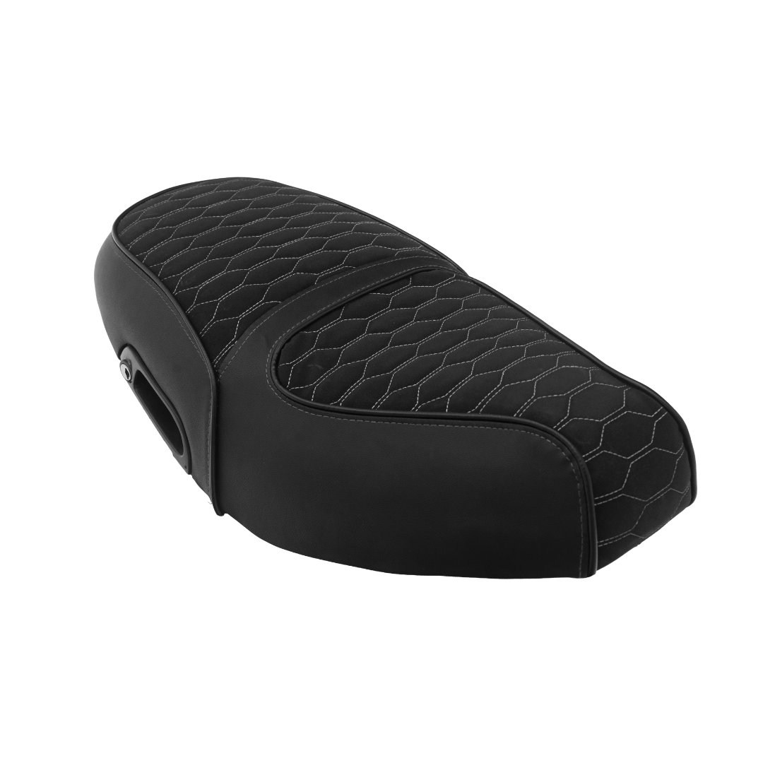 Coprisella Fenom Look Alcantara Bianco Piaggio Zip Tipo 3