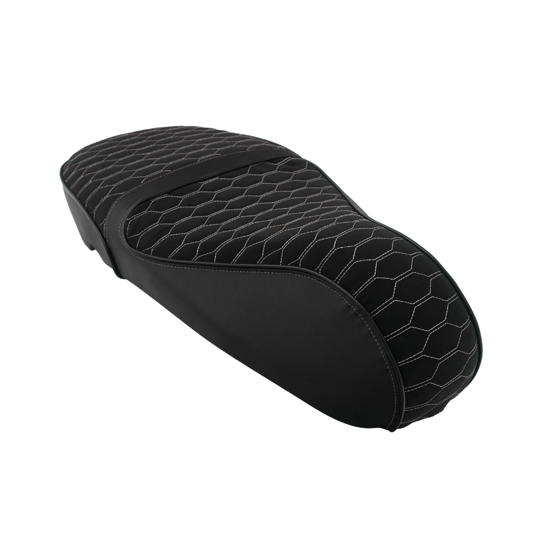 Fenom Saddle Cover Alcantara Look White Vespa Sprint / Primavera