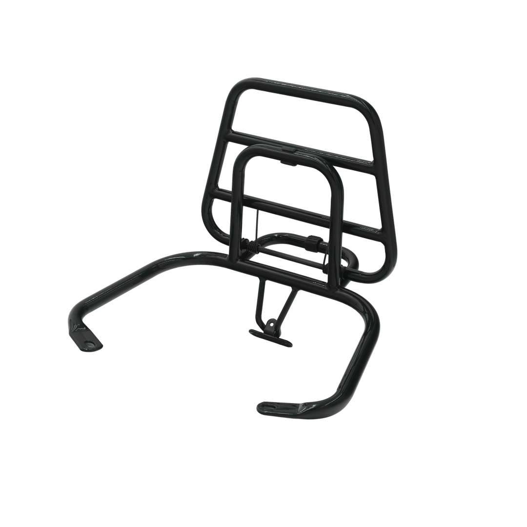 Rear Carrier Glossy Black Vespa LX / S