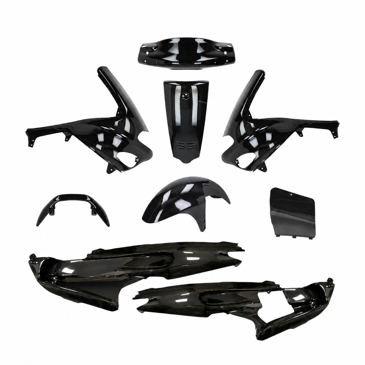 Kappenset Origineel Model Glans Zwart Gilera Runner SP 50-180cc 2 Takt
