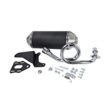 TurboKit Scarico Piaggio Zip IGET 4T 3V Euro 5 Cromato