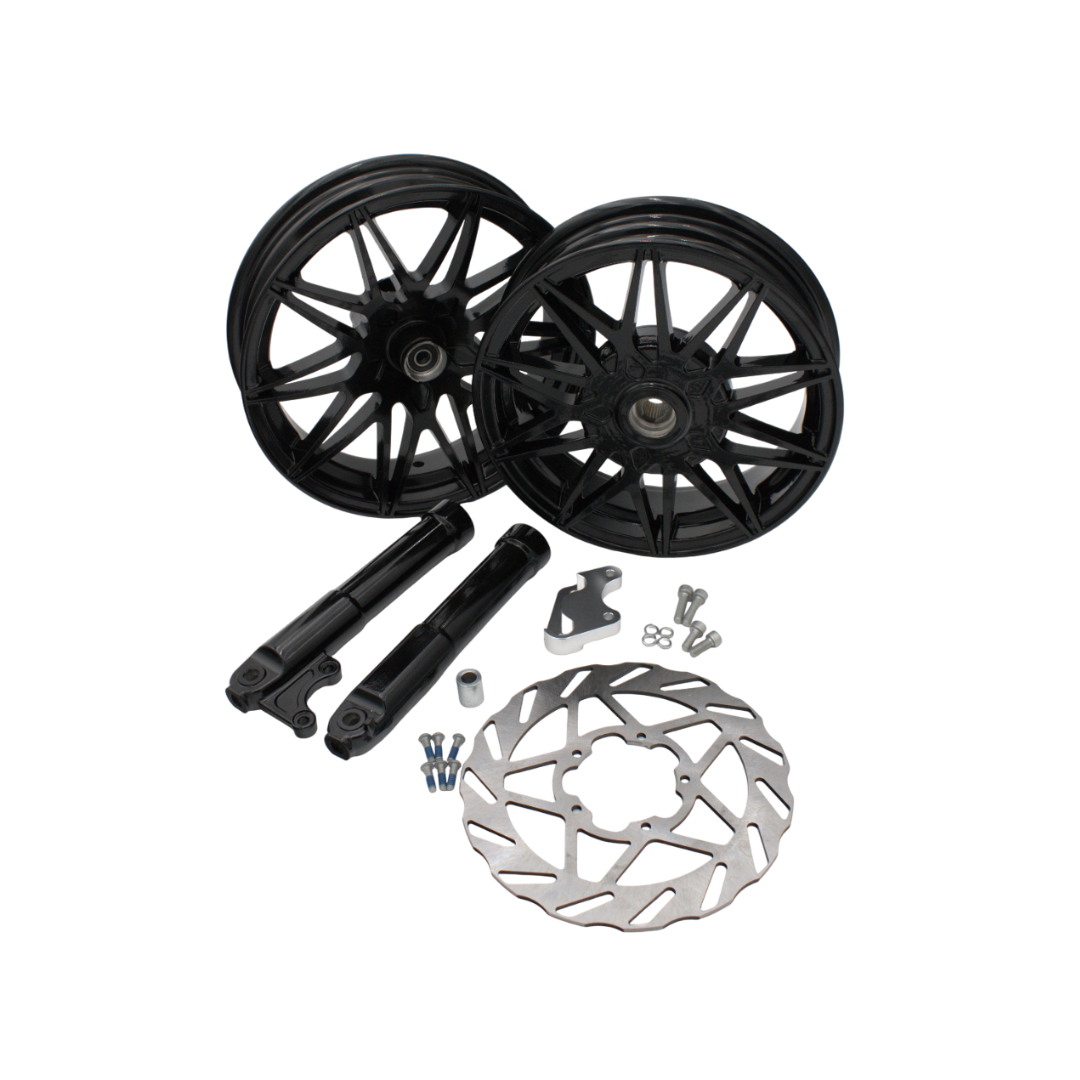 Velgenset spécial brillant noir piaggio zip
