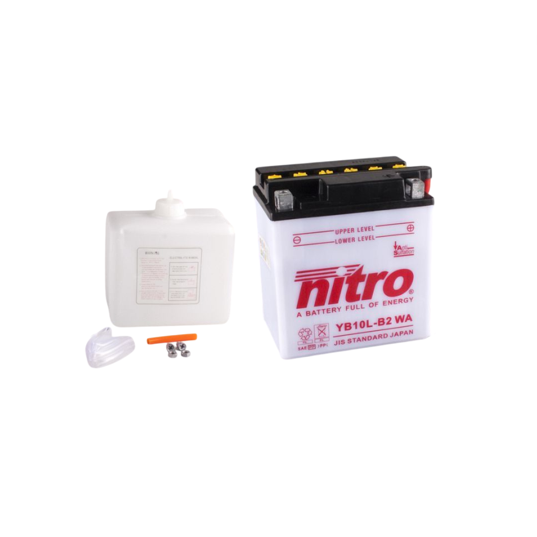 Accu Nitro YB10L-2 Gilera Runner 125 - 180cc 2 Takt