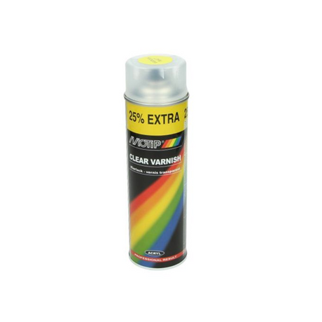 Spuitbus Motip Blanke Lak Mat 500Ml Spuitlak