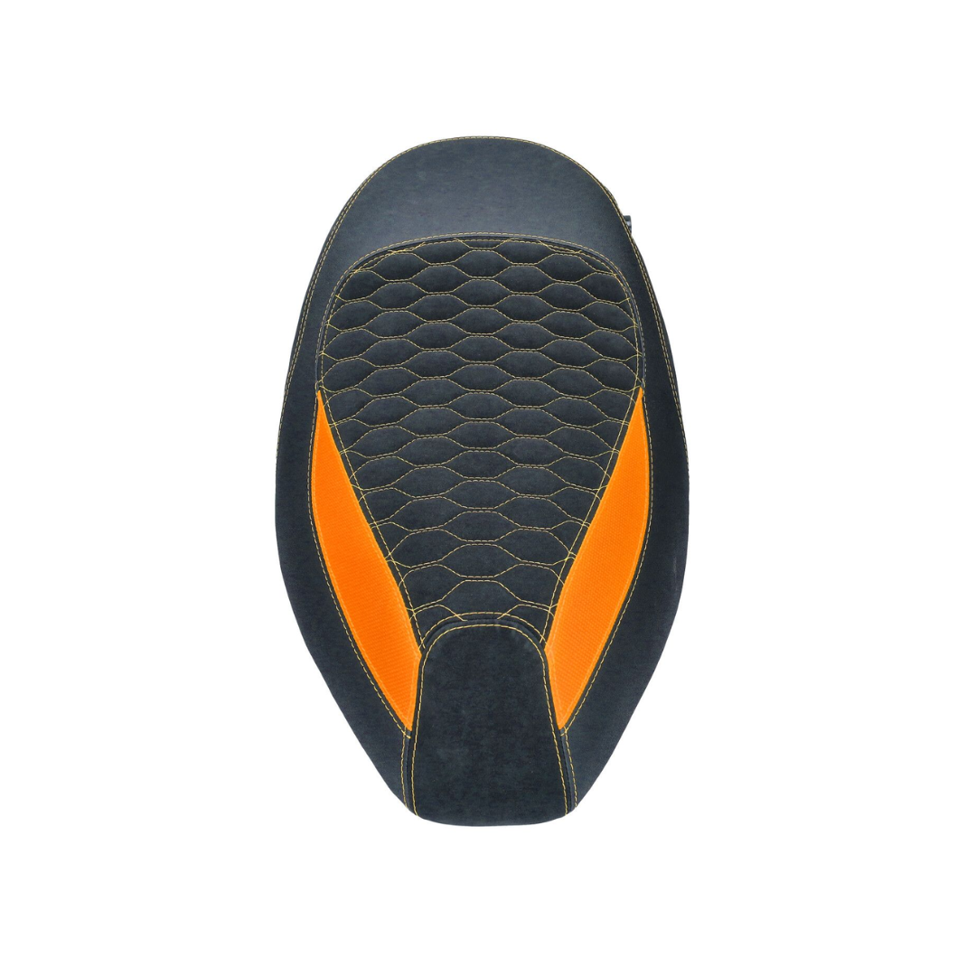 Saddle cover GP1 Fluor Orange Piaggio Zip