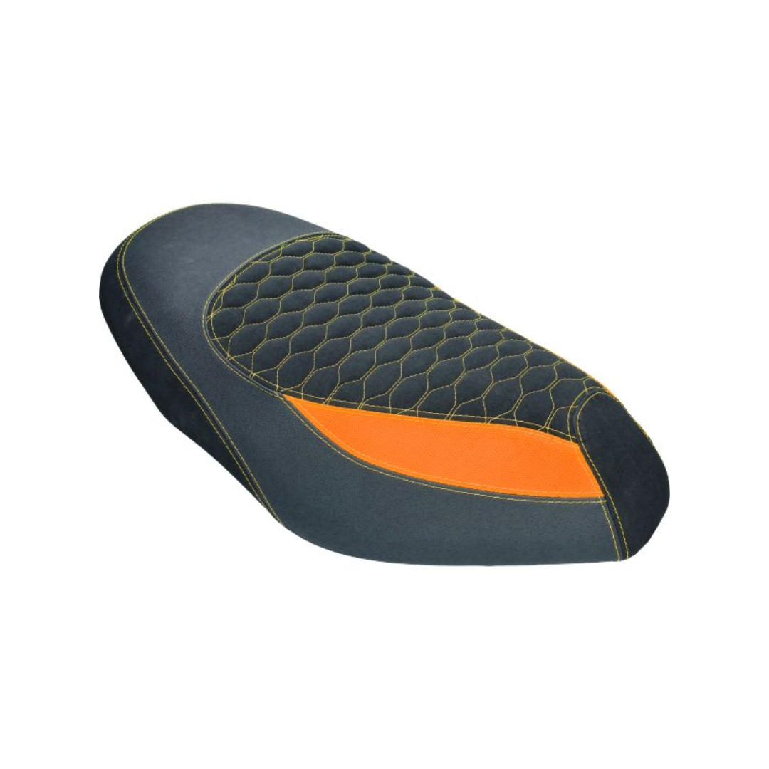 Saddle cover GP1 Fluor Orange Piaggio Zip