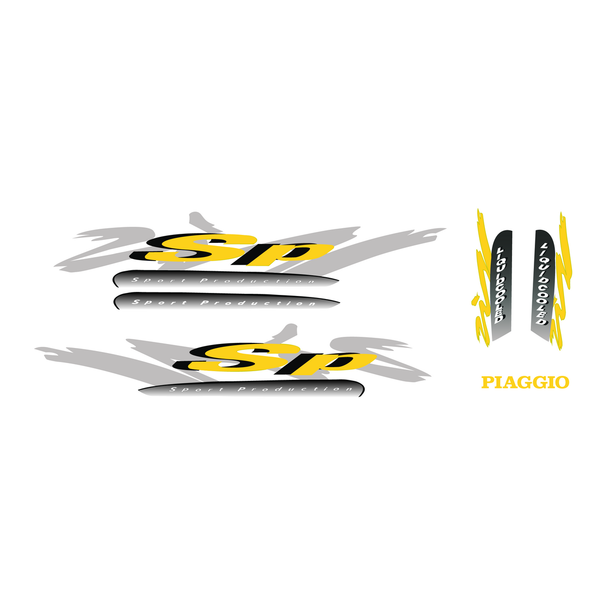 Set adesivi Piaggio Zip SP98 modello originale
