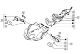 Gilera DNA 50 2T E1 2000-2001 – Front Headlight Indicator