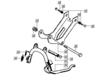 Gilera DNA 50 2T E1 2000-2001 – Center stand