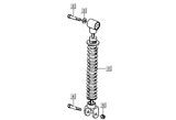 Gilera DNA 50 2T E1 2000-2001 – Rear Shock Absorber